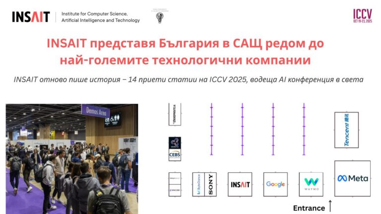 INSAIT и България с огромен успех на топ световен форум за изкуствен интелект в САЩ